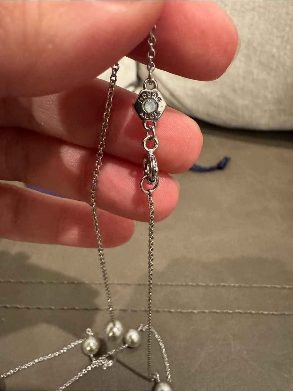 Tory Burch Silver Tone Necklace, Earring and Bracelet Set - Picture 8 of 8